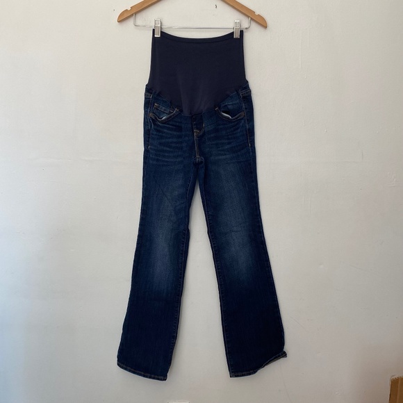 Old Navy Maternity Boot Cut Boho Western Jeans Size 1 - Picture 1 of 4